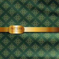 Thai luxury pattern green background. Lai Thai element pattern. Dark green theme for text-based compositions ads book covers Digital interfaces print design templates. vector