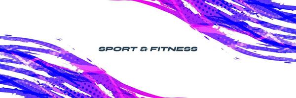 Colorful Gradient Brush Background with Halftone Effect. Abstract Dynamic Background for Sports or Fitness Event Design vector