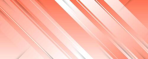 Abstract Peach and White Gradient Background in Paper Cut Style. Simple and Minimalist Design for Banner or Cover vector