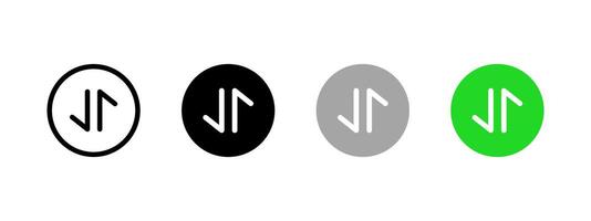 Data transfer button. Cellular data exchange icon set. Mobile connection status indicator. Switch arrows illustration. vector