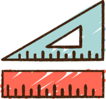 a ruler and a ruler with a triangle on it png