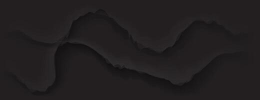 black abstract wave texture background vector