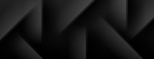 black abstract background with overlapping layer vector