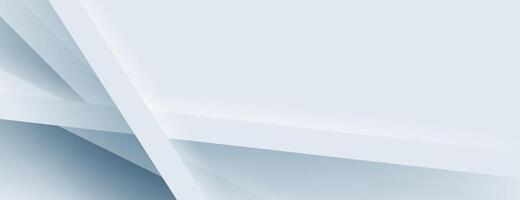 white blue abstract background with overlapping stripes paper vector