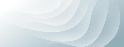 white abstract background with dynamic wavy lines texture vector