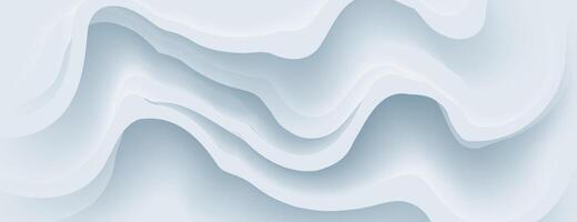 white abstract background with dynamic wave texture vector