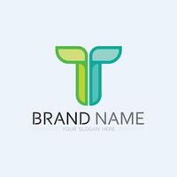letter T logo image and font T design graphic vector