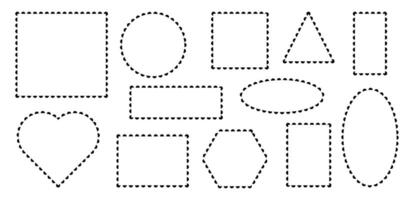 Set of shapes with wiggly borders.Empty text boxes, banners templates, photo frames. Forms with wavy edge vector