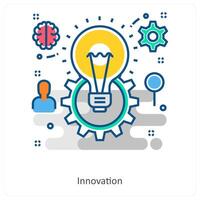 Innovation and Idea icon concept vector