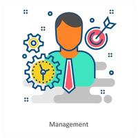 Management and Business icon concept vector