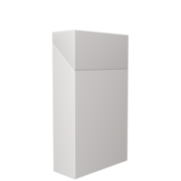 3D realistic blank cigarette packet rendering for mockup, design, etc. png