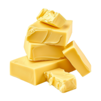 Stack of Butter Slices on Transparent Background png