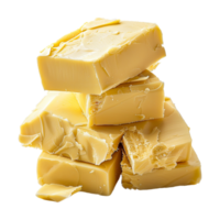 Stack of Butter Slices on Transparent Background png