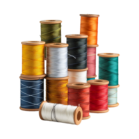 Stack pf Threads on Transparent Background png