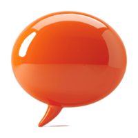 Message Bubble Popup on Transparent Background png