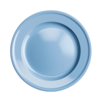 Solid Color Blank Plate on Transparent Background png