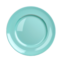 Solid Color Blank Plate on Transparent Background png