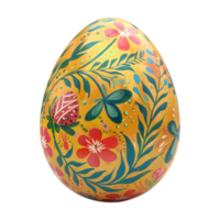 Easter Decorated Egg on Transparent Background png