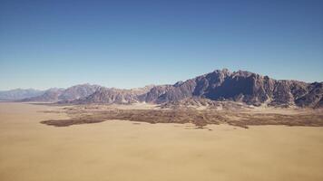 Aerial View of Desert Mountain Range video