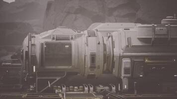 Advanced Space Station in a Futuristic Setting video