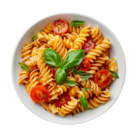 Pasta in a Bowl on Transparent Background png
