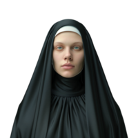 Nun on Transparent Background png