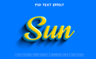 Text effect design psd