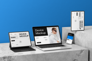 Device Versatile Multiple Mockup Template psd