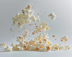 popcorn falling from the air photo