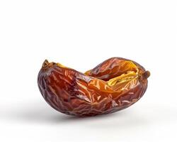 a dried date fruit is shown on a white background photo