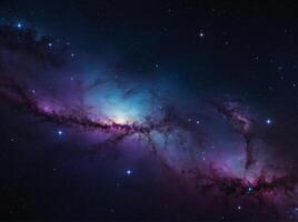 amazing blue and purple galaxy background with stars, space background, stars in the sky, stars, stars on black background, stars on dark blue background, galaxy background. photo
