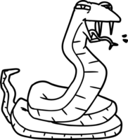 a snake with its mouth open, with its tongue out, on a transparent background png