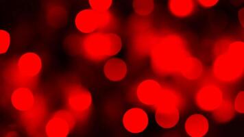 Abstract red lights footage. Blurry ed lights over black solid background video