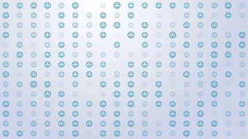 Smile Icon Pattern Background Loop video