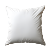 White pillow on transparent background png