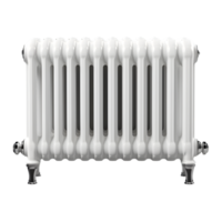 3d rendering of a radiator on transparent background png