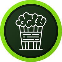 Popcorn Creative Icon Design vector