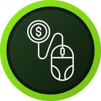 Pay Per Click Creative Icon Design vector