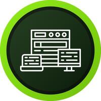 Responsive Design Creative Icon Design vector