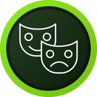 Comedy Creative Icon Design vector