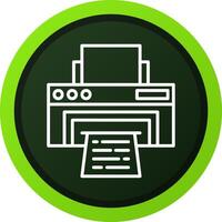 Printer Creative Icon Design vector