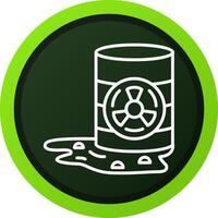 Toxic Waste Creative Icon Design vector