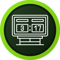 Scoreboard Creative Icon Design vector