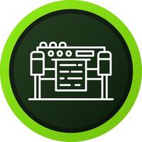 Plotter Creative Icon Design vector