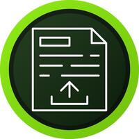 Upload Creative Icon Design vector