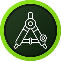 Compass Creative Icon Design vector