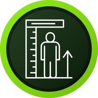 Height Creative Icon Design vector