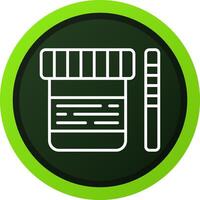 Urine Test Creative Icon Design vector