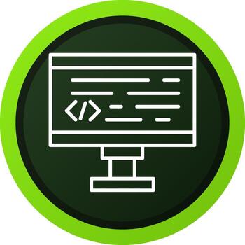 Coding Creative Icon Design vector