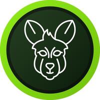 Kangaroo Creative Icon Design vector
